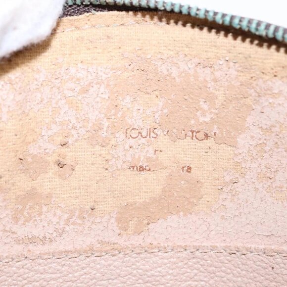 LOUIS VUITTON Monogram Trousse Demi Ronde Cosmetic Pouch M47520 LV Auth 91150 - Picture 10 of 15